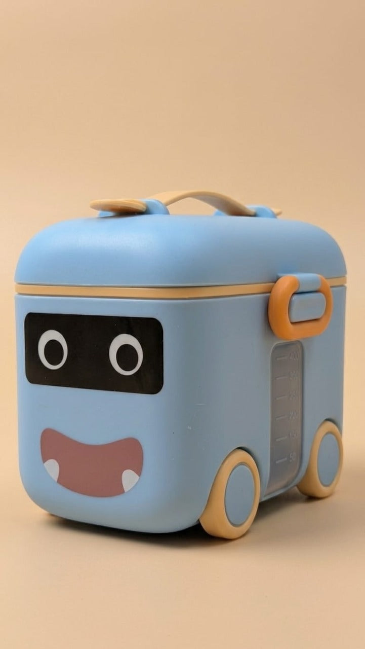 Bus-Shaped Baby Milk Powder Formula Dispenser & Snack Storage Container