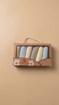 Elegant Kids 6-Pack Soft Cotton Baby Washcloths Gift Box Set